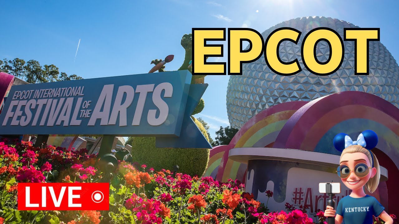 🔴 LIVE! Epcot Festival of the Arts Plus Rides 2.8.25
