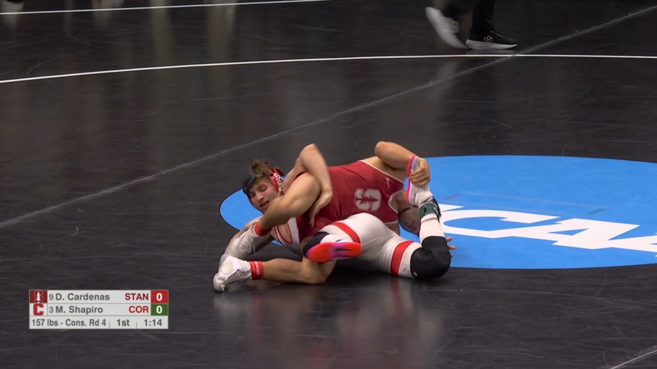 157lbs Meyer Shapiro (Cornell) vs Daniel Cardenas (Stanford)