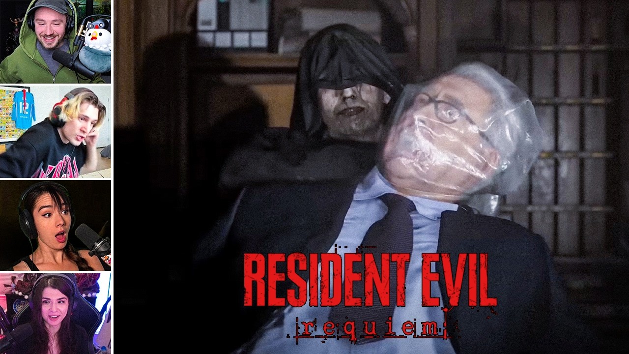 Streamers react To Resident Evil Requiem Trailer #2,  Gamescom