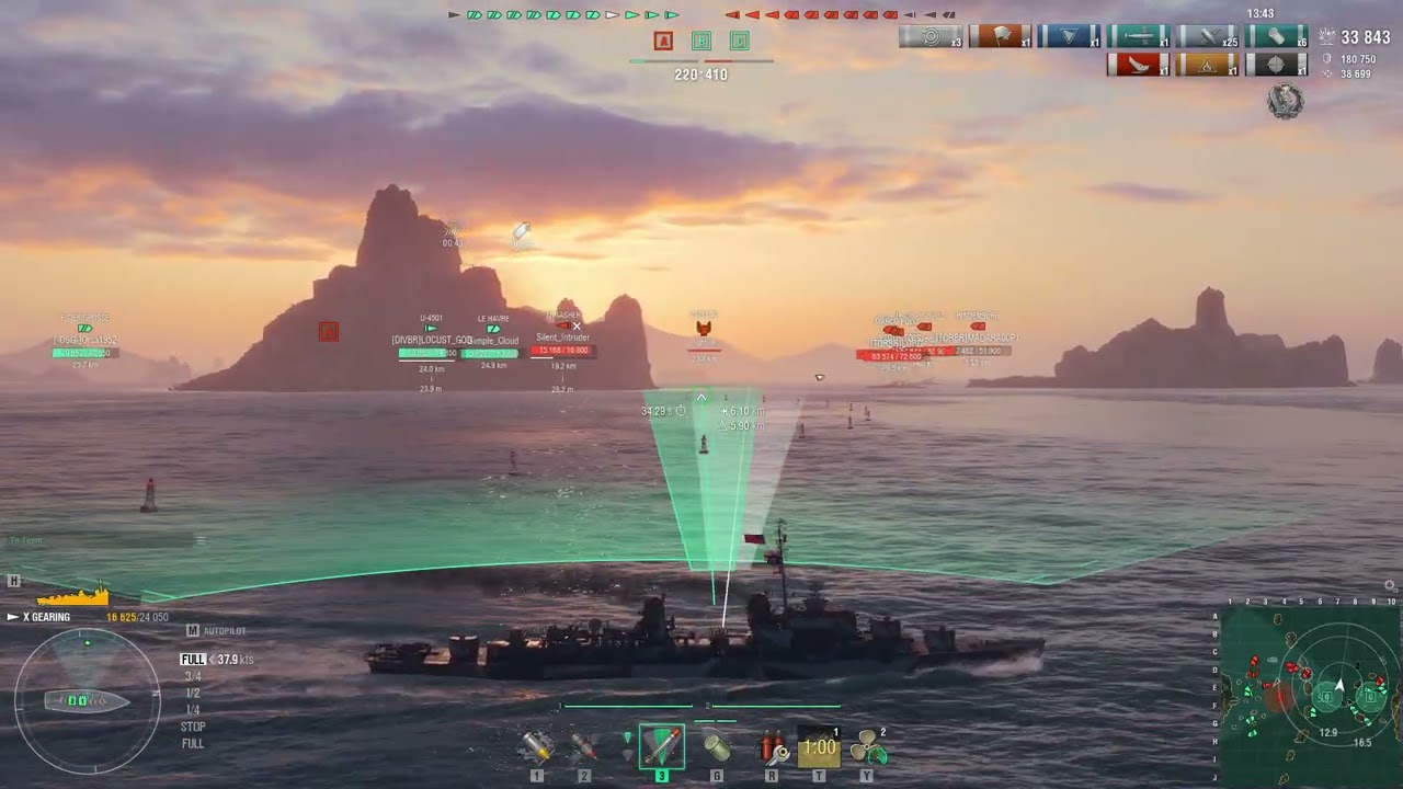 World of Warships in the Gearing.