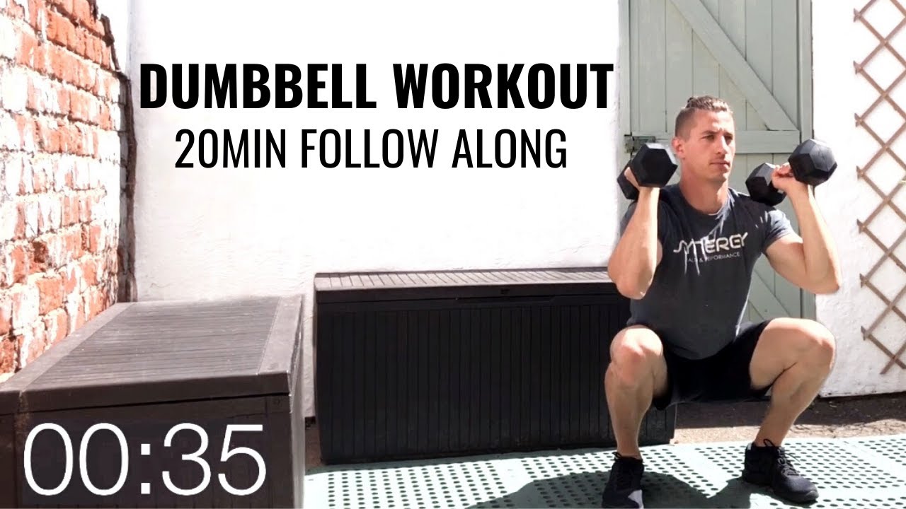 20 Min Full Body Dumbbell Workout | FOLLOW ALONG