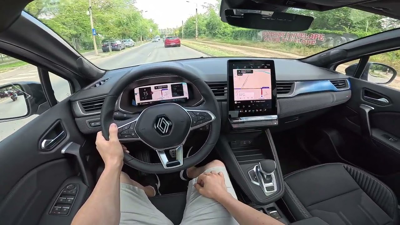 Driving New Renault Captur E-Tech | Ambience Binaural Sound