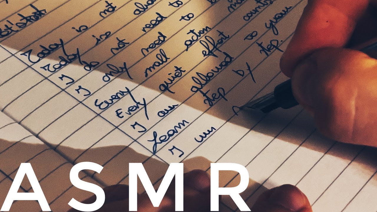 ASMR Writing and Whispering+SoftSpoken