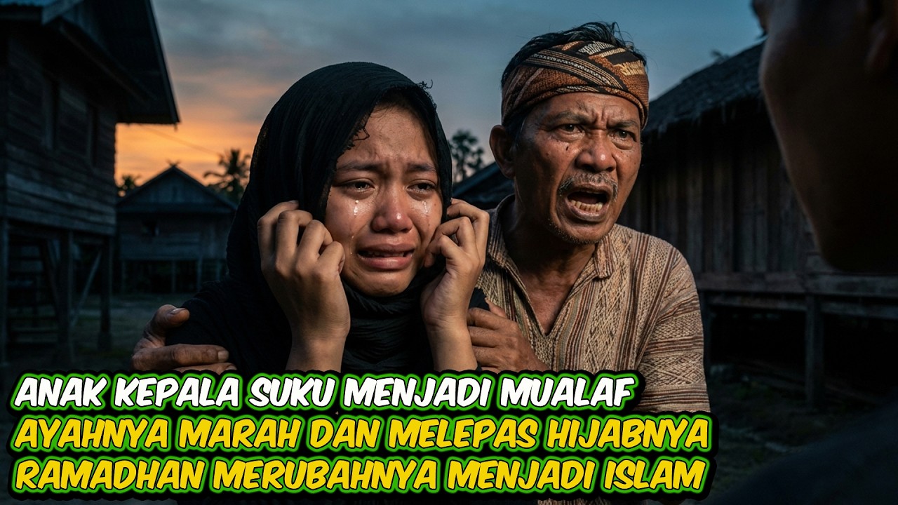 DARI PUTRI KEPALA SUKU KRISTEN JADI MUALAF, AYAHNYA MARAH BESAR DAN MELEPAS HIJABNYA!