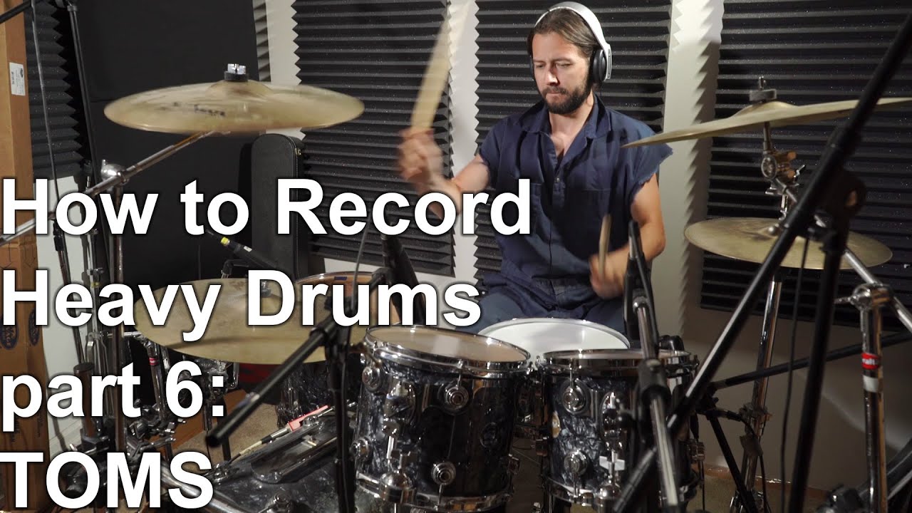 How to Record Heavy Drums part 6 - TOMS | SpectreSoundStudios TUTORIAL