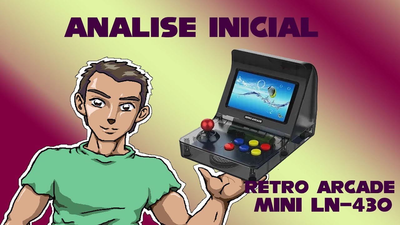 Vamos analisar o Retro Arcade Mini LN-430