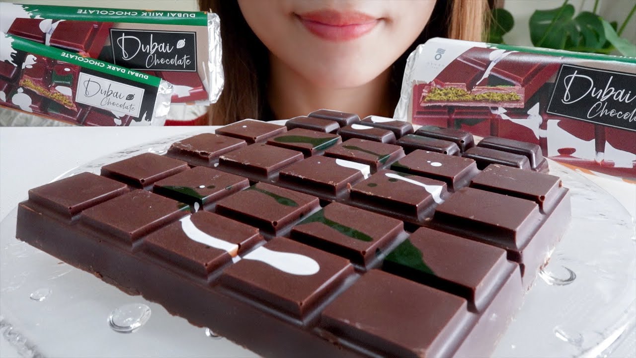 【ASMR】新大久保で買えるドバイチョコレートが美味しすぎた【咀嚼音/EATINGSOUNDS】