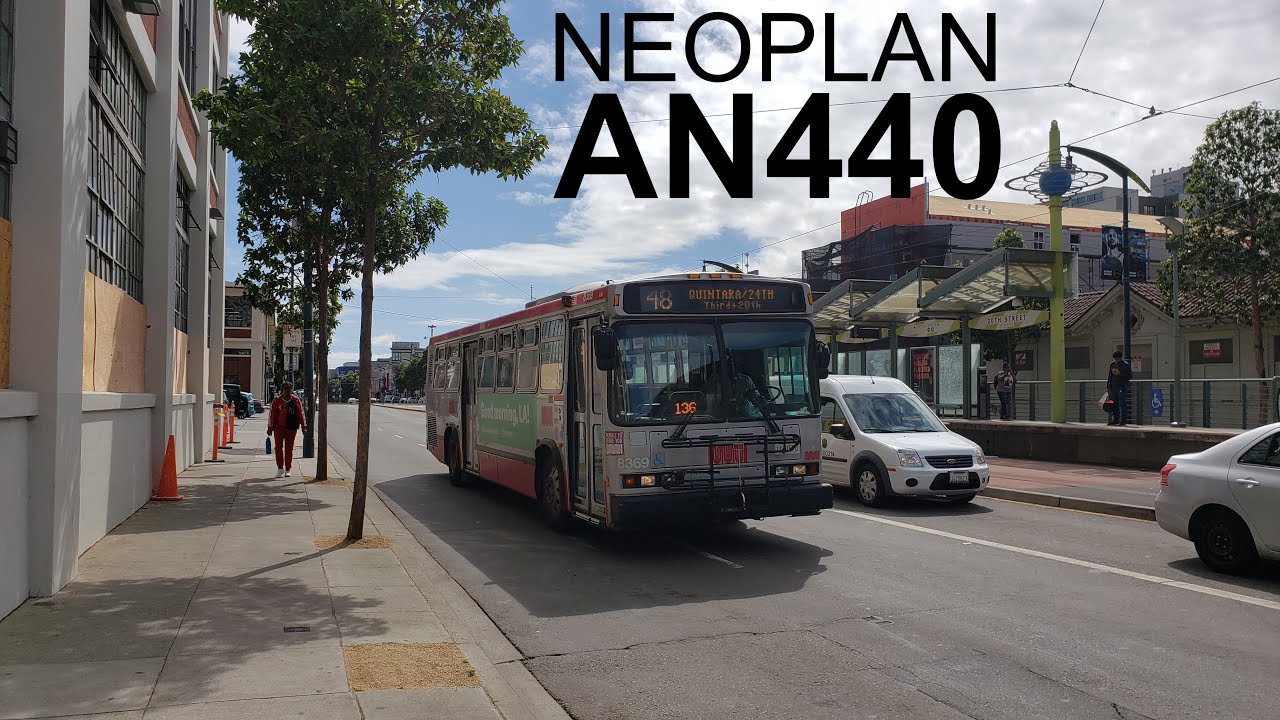 One Last Neoplan... - San Francisco MUNI 2002 Neoplan AN440A No. 8369 on line 48