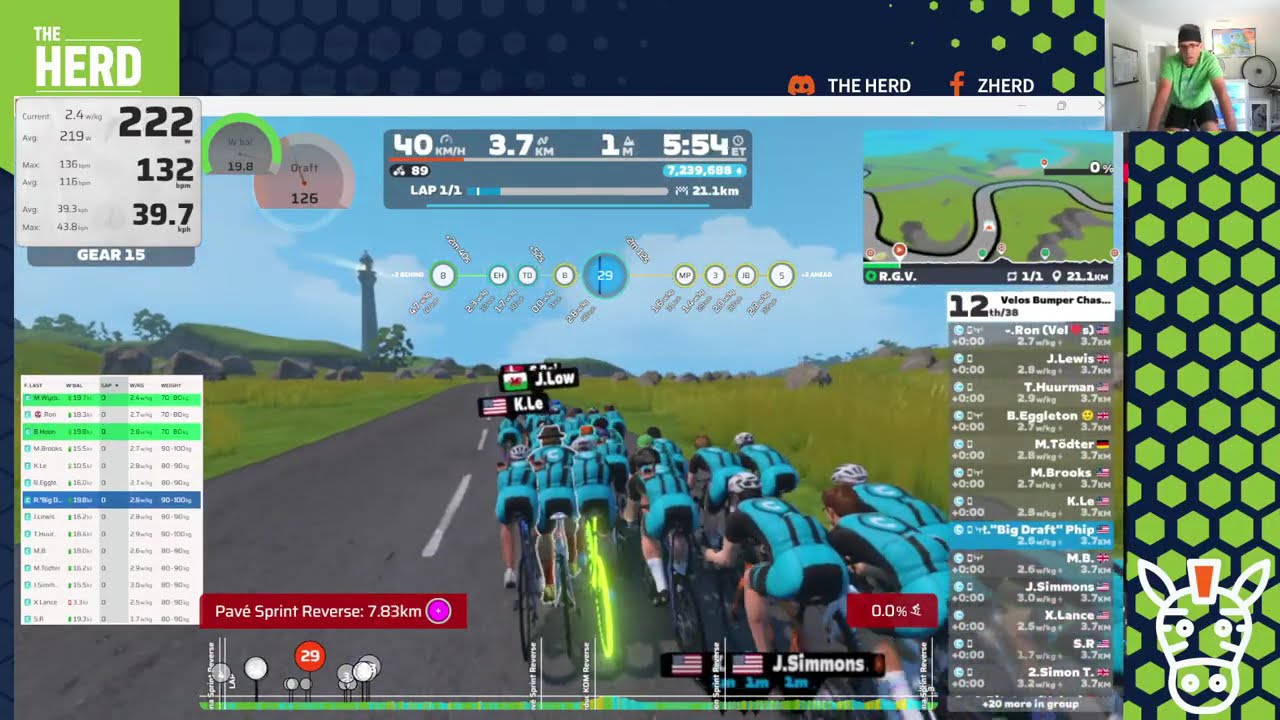 Velos Bumper Chase Race - R.G.V.   1 Laps   25 km - 2/8/2026 - 12:00PM ET  (C)