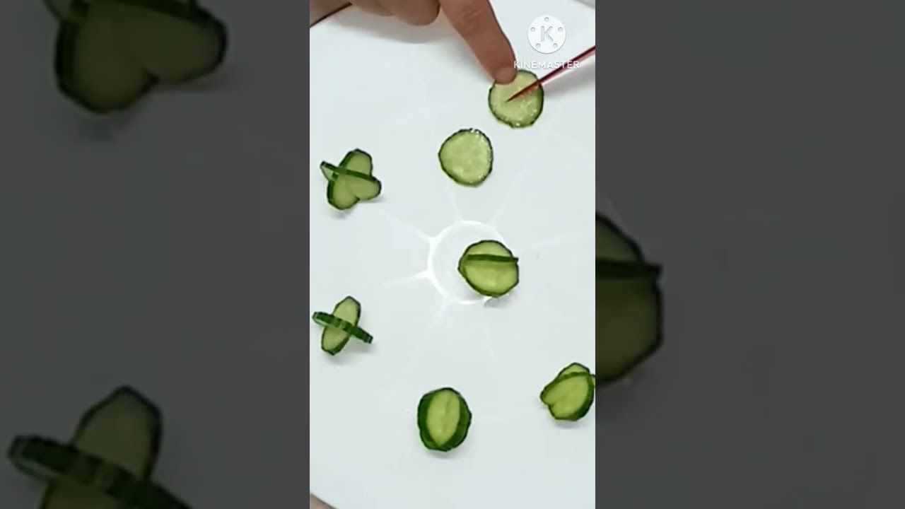 اسرع طريقة تقطيع الخضار بشكل جميل للتزيين علي قناتي #طبخه ودردشه علي الماشي #shorts