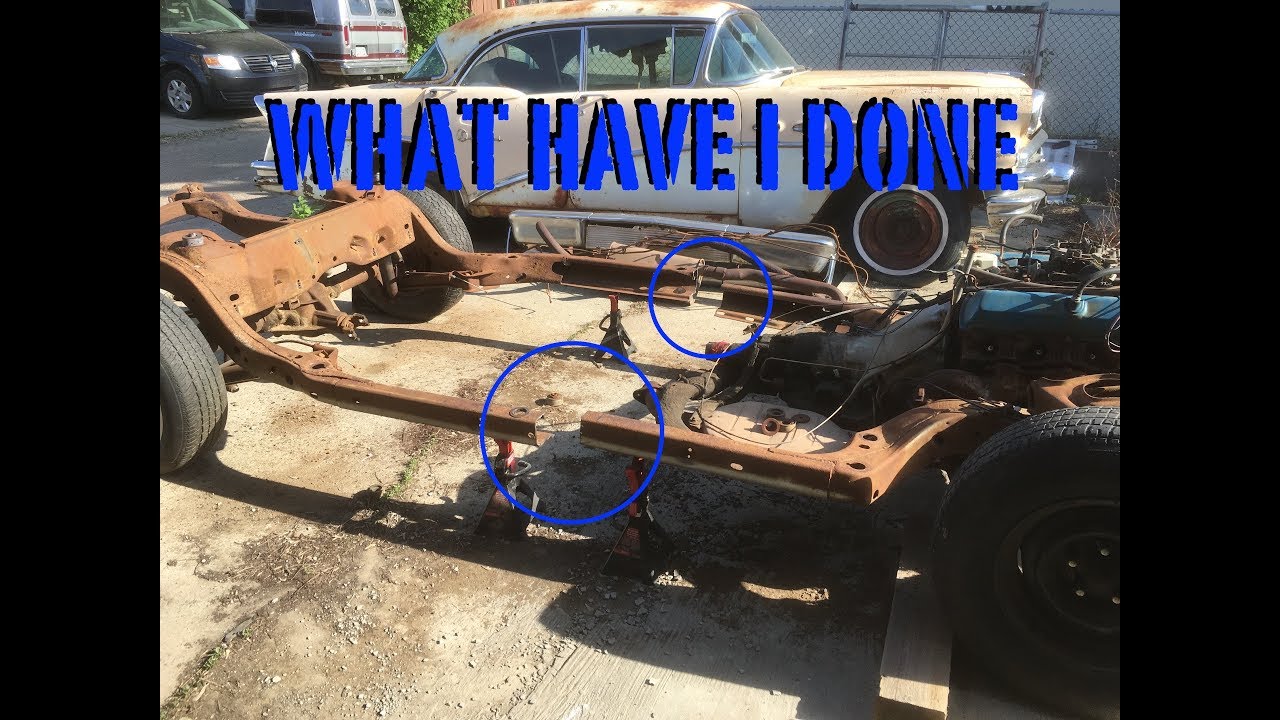 What Have I done?  1956 Buick Frame Swap part #1 : Just A GearHead Ep #27