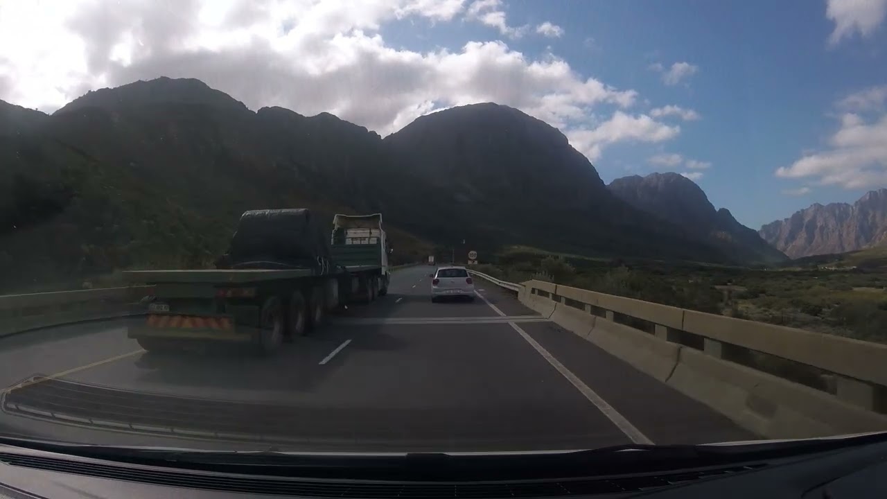 Huguenot Tunnel - Du Toitskloof mountains Western Cape, South Africa.