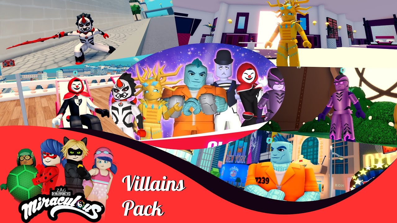 Villains Pack | Miraculous RP: Ladybug & Cat Noir
