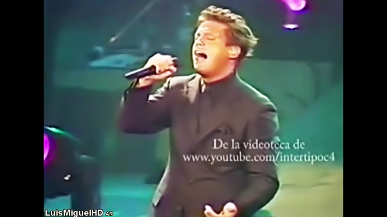 Luis Miguel Que Tú Te Vas Madrid 1998