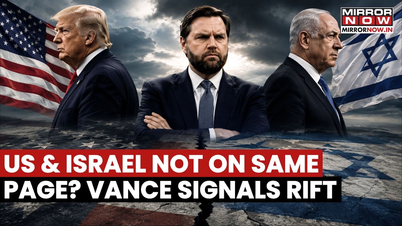 US & Israel Split On Iran? JD Vance Signals Policy Rift, Says Allies Aren't Always On the Same Page