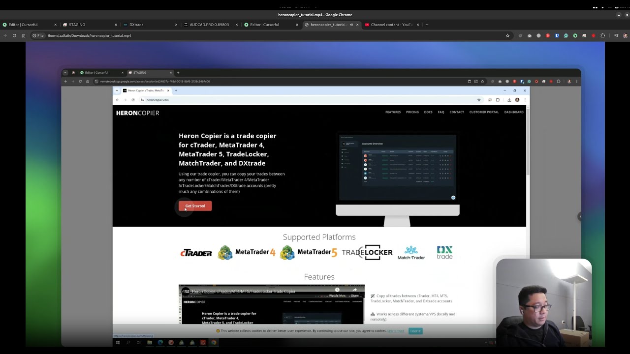 Heron Copier Setup Guide and Demo