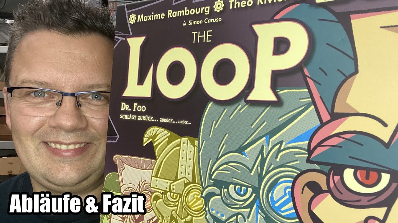 The Loop (Board Game Box) grafisch speziel aber spielerisch faszinierend! - kooperativ ab 12 Jahren