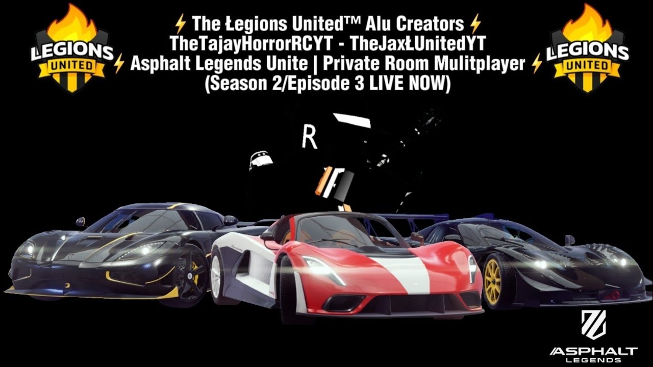 Asphalt Legends Unite | Private Room Multiplayer (Season 2/Episode 3) | PS5 Silm Gameplay Stream🔥🏁