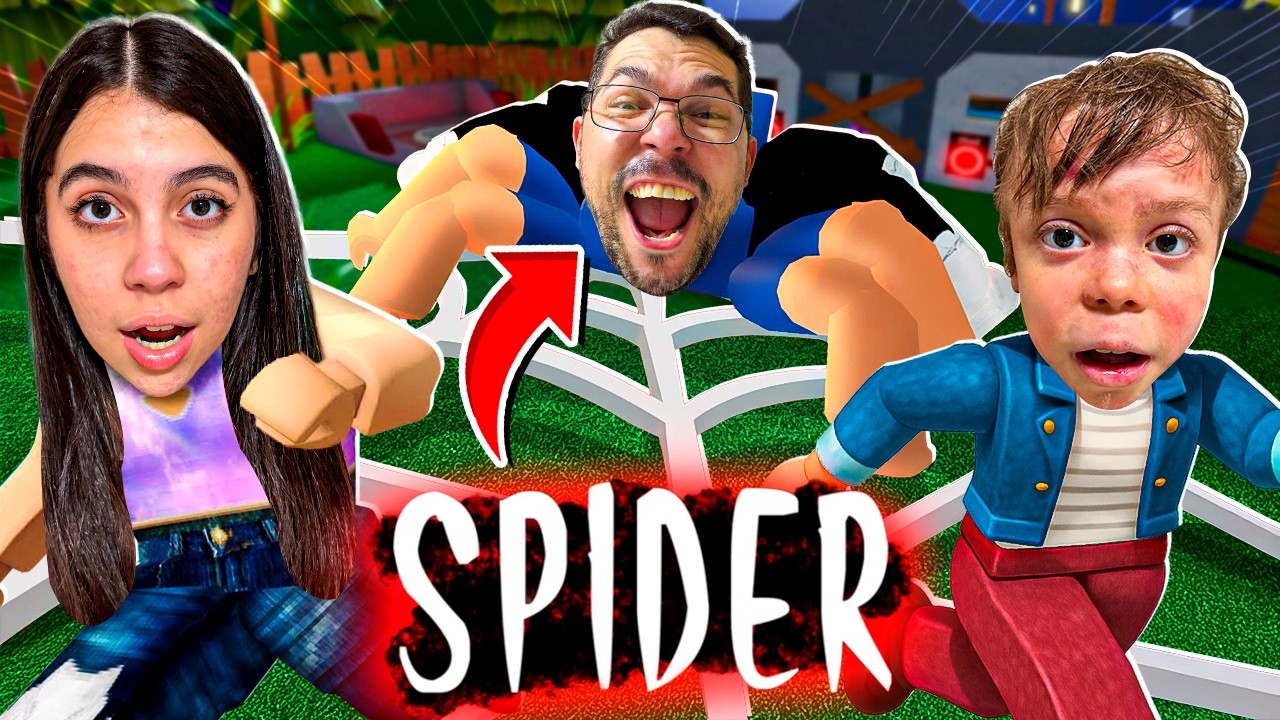 O JOGO MAIS ASSUSTADOR DO ROBLOX! Sarah e Eloah vs Spider 🕷️ | Sarah de Ara&uacute;jo Games