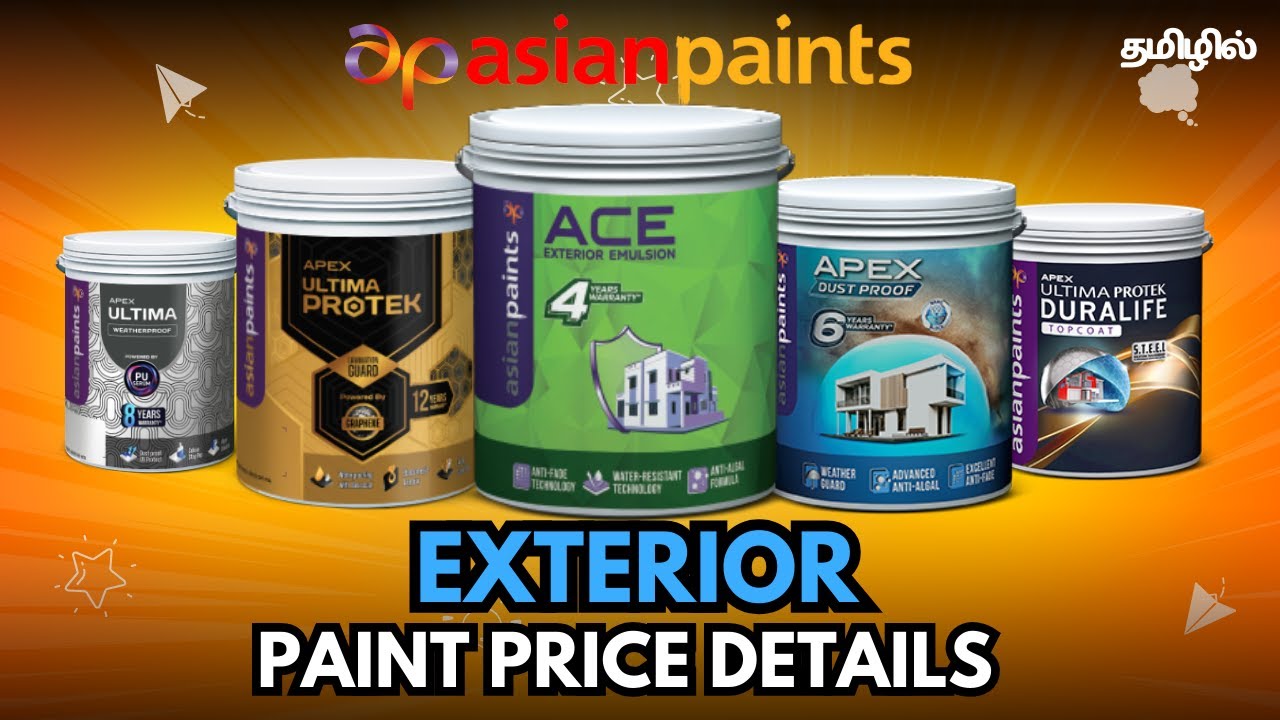 Прайс-лист на фасадные краски Asian Paints 2025 | Полная информация Цены на краски | Полная инфор...