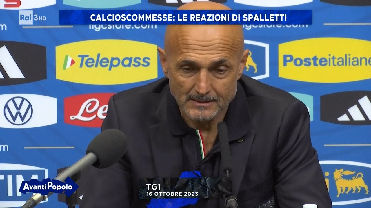 Calcioscommesse: le reazioni di Spalletti - Avanti Popolo 17/10/2023