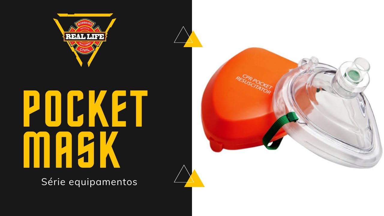 POCKET MASK - EQUIPAMENTO DE VENTILAÇÃO MANUAL