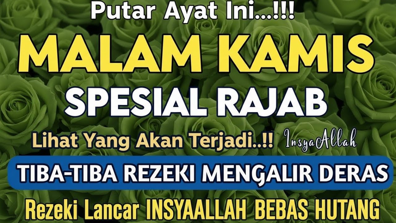 🔴LANGSUNG DIKABULKAN..‼️CUKUP PUTAR SEKALI DAN DENGARKAN, 100 RIBU MALAIKAT TURUN | REZEKI LANCAR