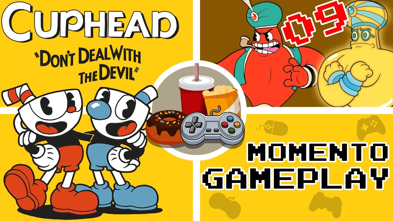 CUPHEAD: PERIGO NA PIRÂMIDE! Momento Gameplay [PARTE 9]