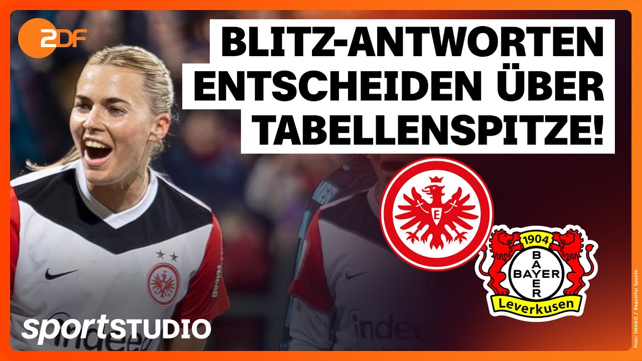 Eintracht Frankfurt – Bayer 04 Leverkusen | Frauen-Bundesliga, 13. Spieltag 2024/25 | sportstudio