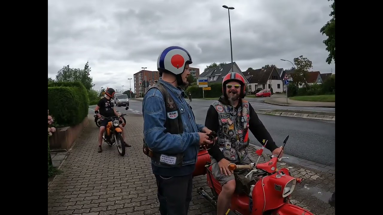 MoMoTo 2024 Etappe 1 Simsonbande Nord in Flensburg zur Glühenden Kette Geltorf