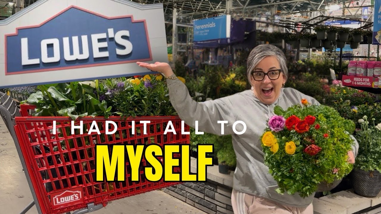 Неожиданный сюрприз в дождливый день: весь садовый центр Lowe’s в моем распоряжении!