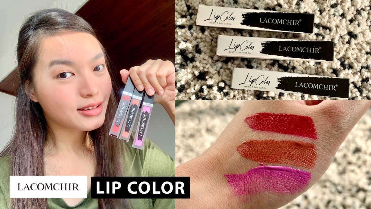 @lacomchir860 Lip Color Unboxing and Try On