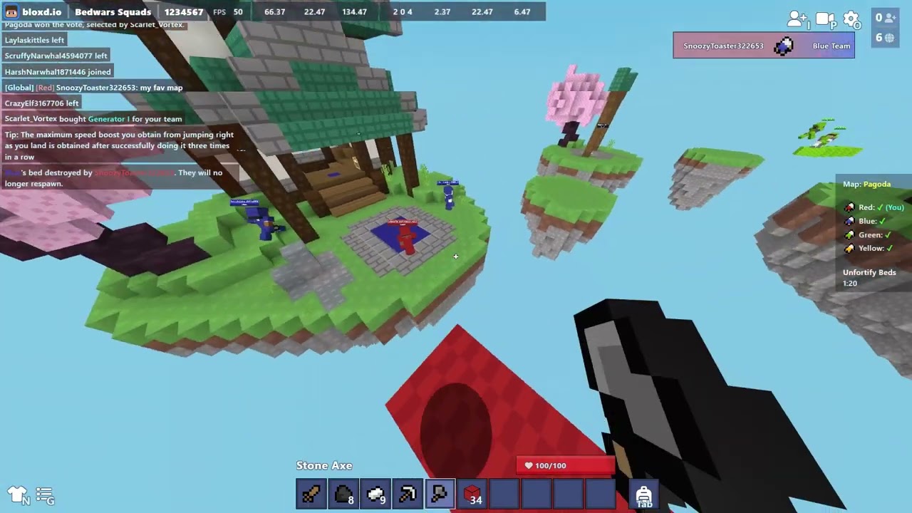 Bloxd.Io Bedwars Gameplay