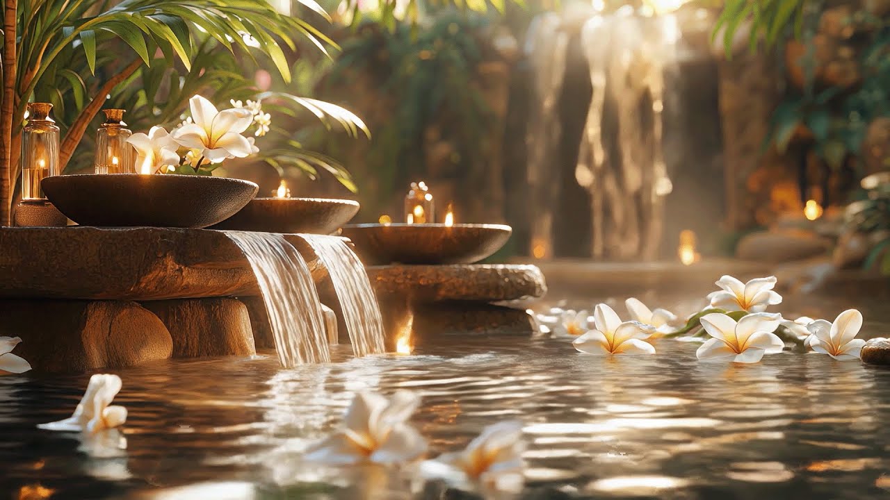 Healing Piano💧🎶 Relaxing Piano Music with Water for Deep Sleep, Spa, Massage & Stress Relief