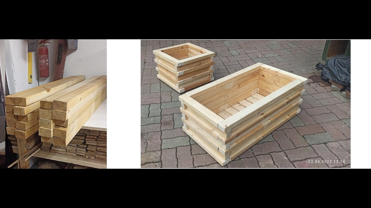 Květináče z paletovýho dřeva | Planter Box |