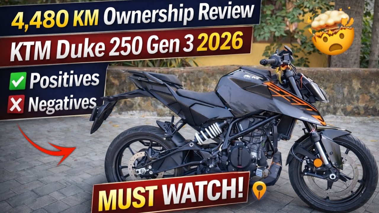 4,480 KM Ownership Review &ndash; KTM Duke 250 Gen 3 2026 ✅ Positives & Negatives ❌ Must Watch! | KTM Vapi