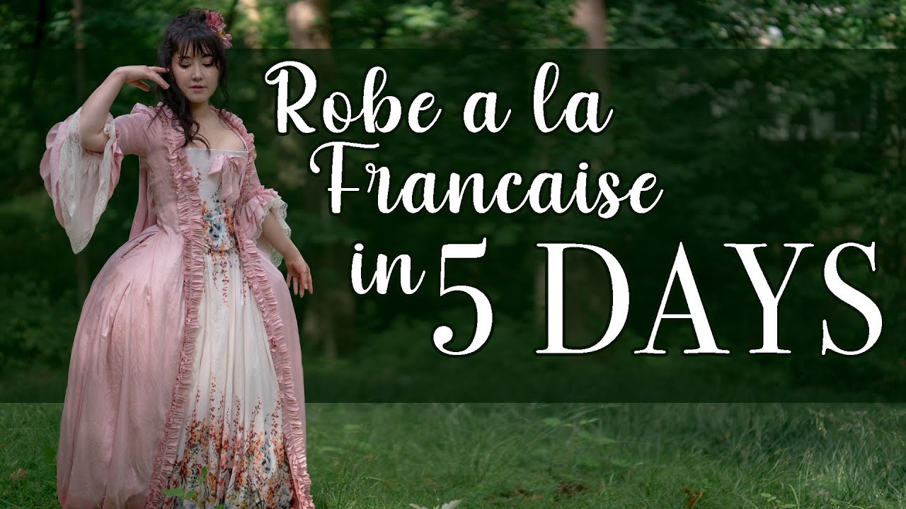 Speed Sewing a Robe a la Francaise for a Rococo Tea Party! + Happy and Polly Cat Tree Unboxing