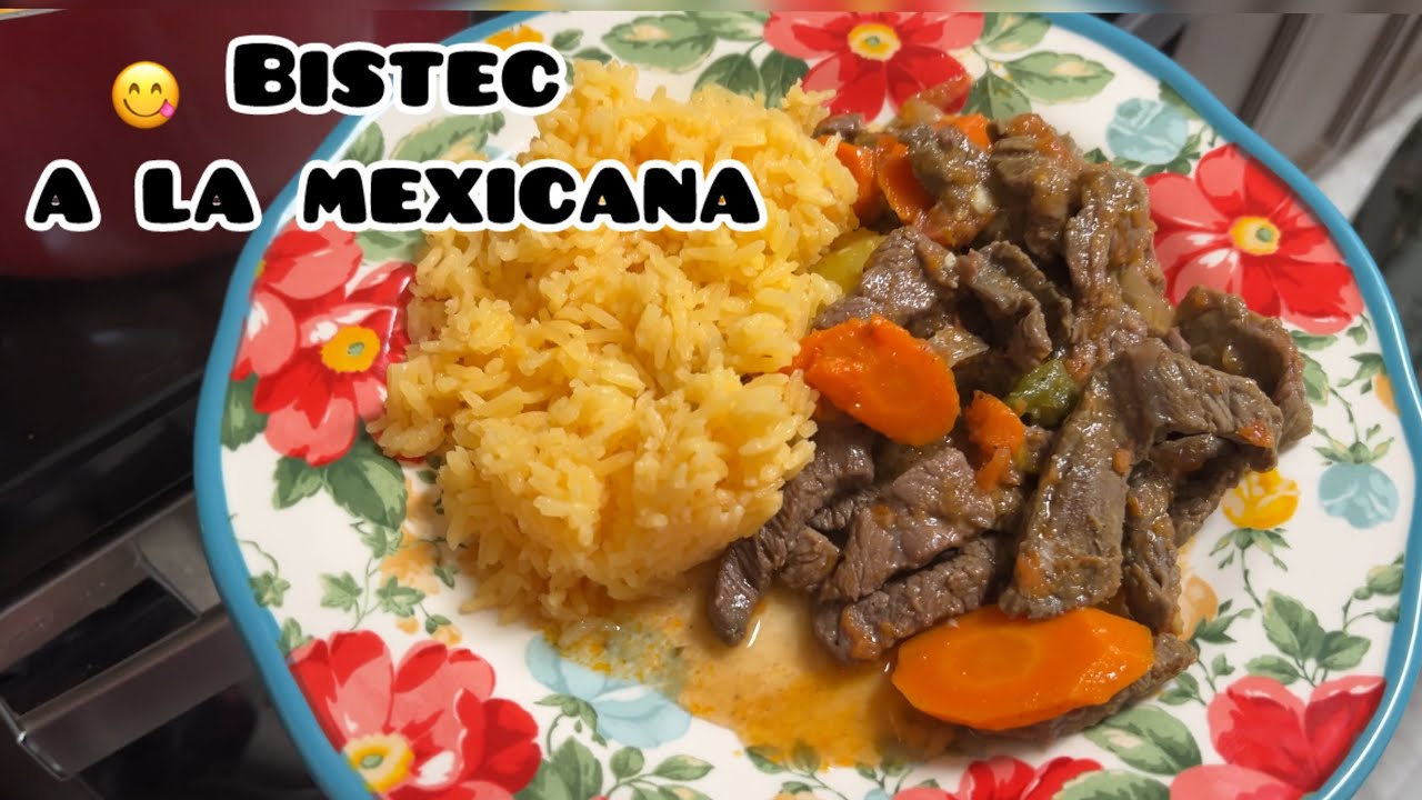 Cocinando un rico bistec a la Mexicana!!! 