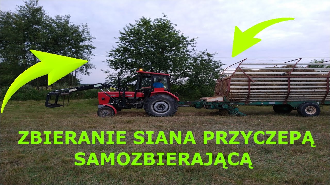 Zbieranie Siana Przyczepą Samozbierającą! Sianokosy 2020! Agro Młodzież