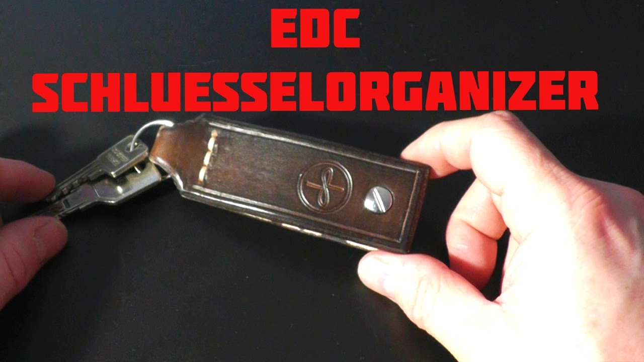 Schlüsselorganizer von DP steel & leather EDC Gear