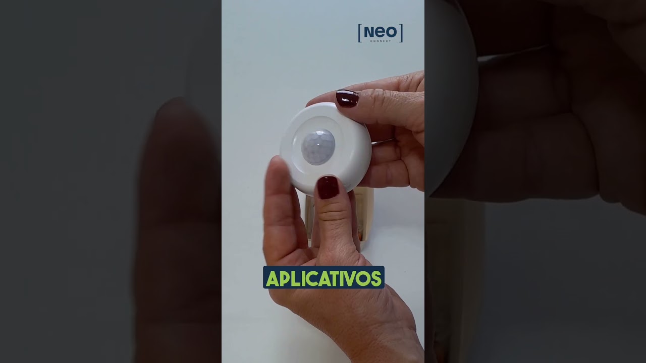 Sensor de Presen&ccedil;a   Neo Connect #sensor #eletricista #automacaoresidencial