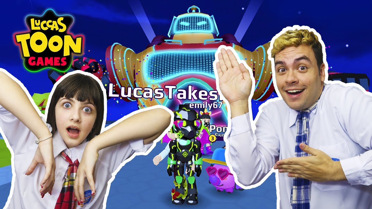 CONHECEMOS O NOVO ROBOZÃO DO PK XD E FIZEMOS DESAFIOS