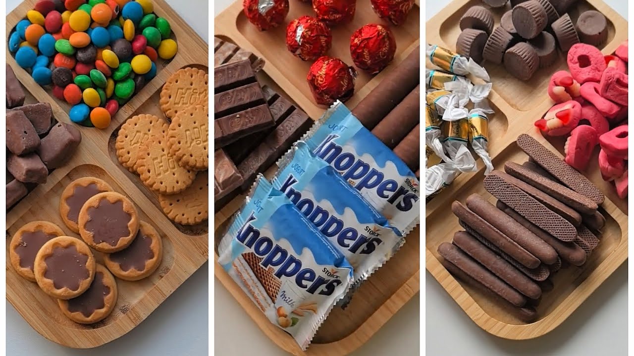 Filling Platter With Sweets ASMR