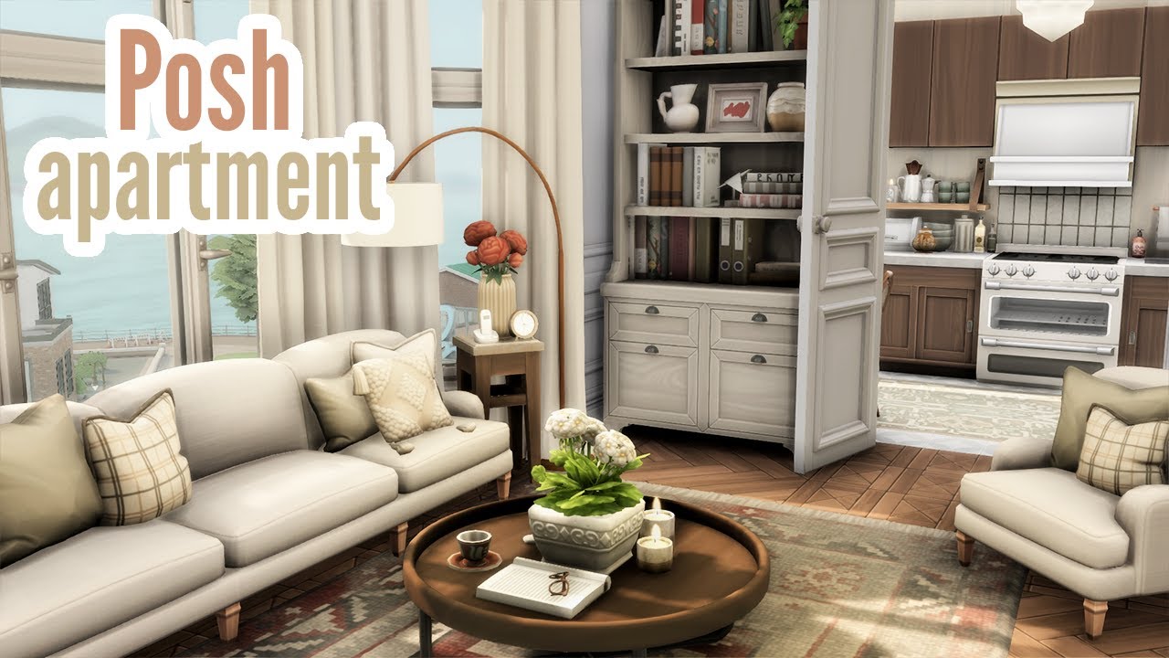 posh apartment \\ The Sims 4 speed build