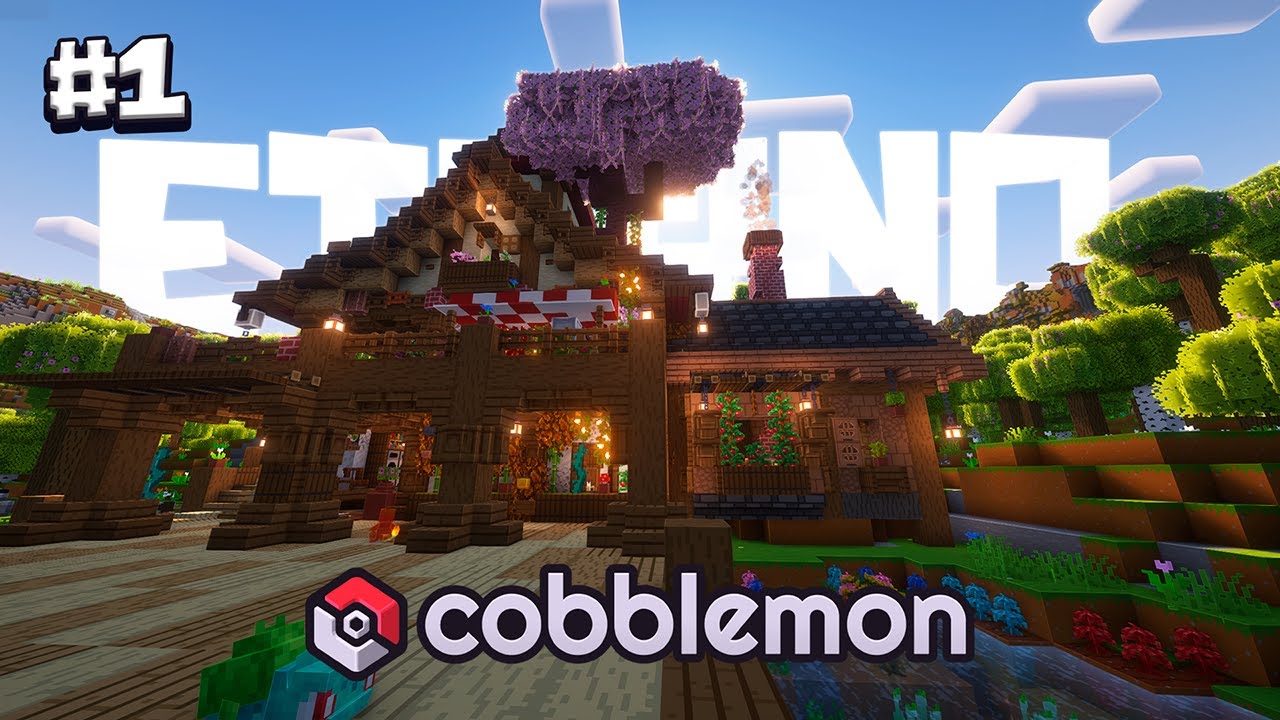 COMEÇO do meu MUNDO ETERNO no COBBLEMON - MINECRAFT