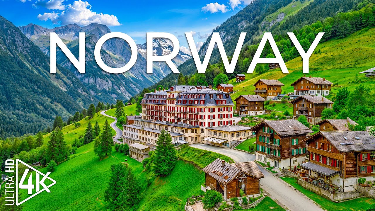 Norway 4K 🌄 Majestic Fjords, Snow-Capped Mountains & Timeless Nordic Landscapes of the North