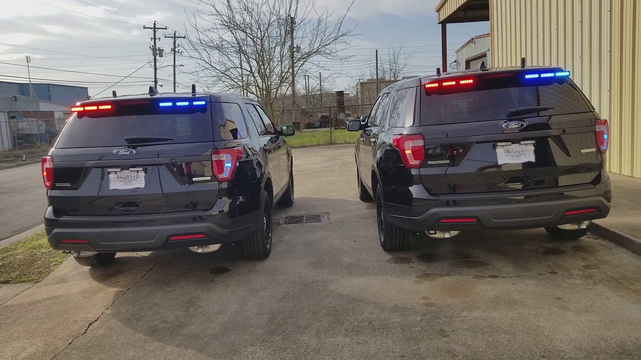 2018 Explorer PUI Feniex Police Lights by EFS Houston Emergency Fleet Service