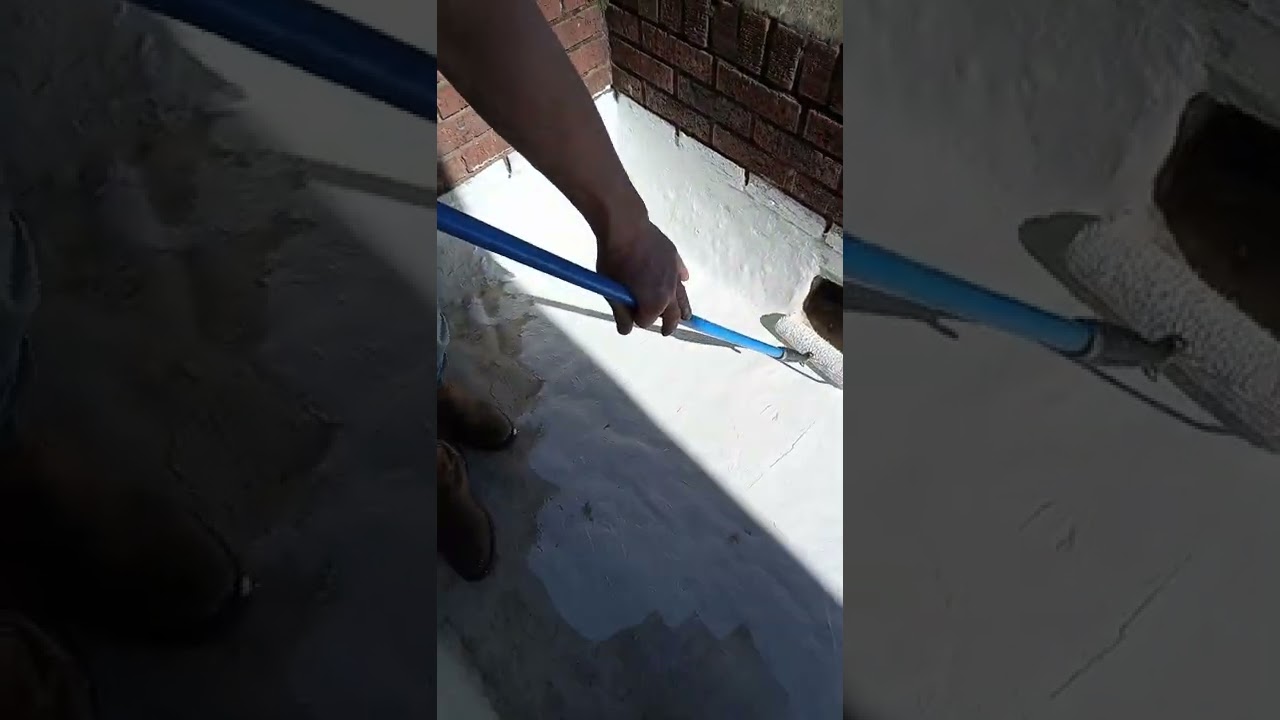 sealing a balcony on a historic building.