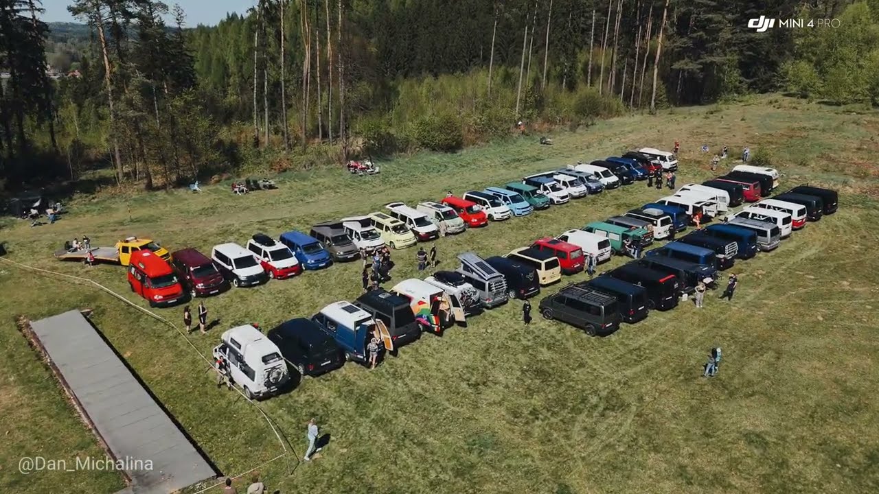 TOXIC PEOPLE backstage | VW Transporter sraz očima dronu |4K|
