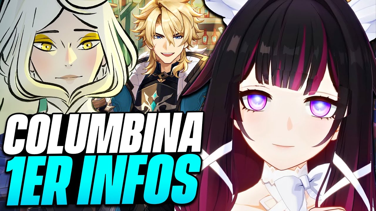 COLUMBINA EST SP&Eacute;CIALE... Kit, G&eacute;o Lunaire et Infos ZIBAI, YELUOYA & VARKA (Genshin Impact)